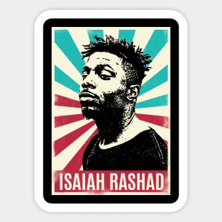 Vintage Retro Isaiah Rashad Sticker
